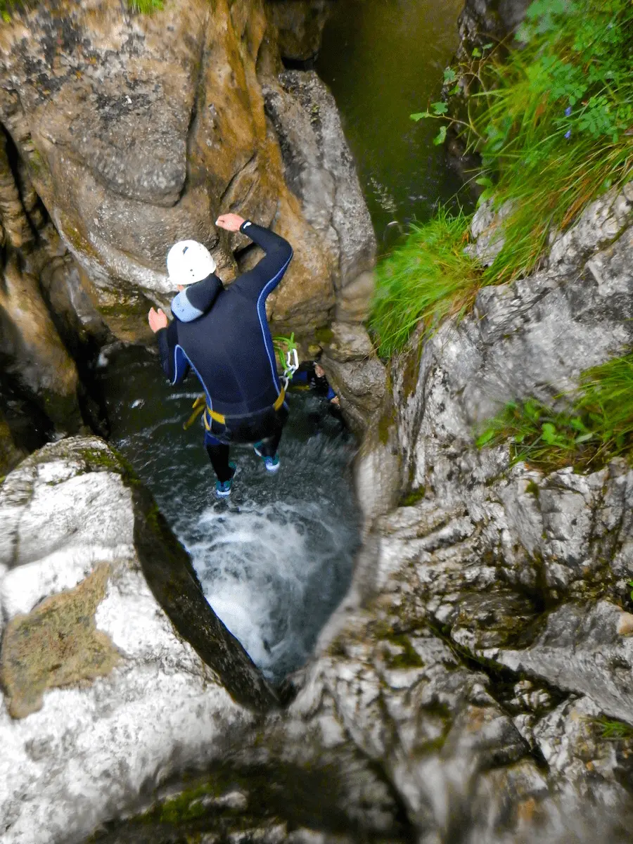 Canyoning de Coiserette à Saint Claude dans le Jura