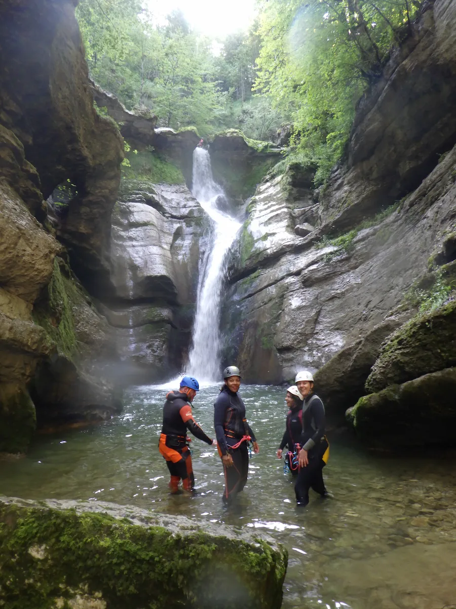Canyoning de Coiserette à Saint Claude dans le Jura
