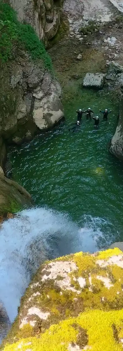 Canyoning de Coiserette à Saint Claude dans le Jura