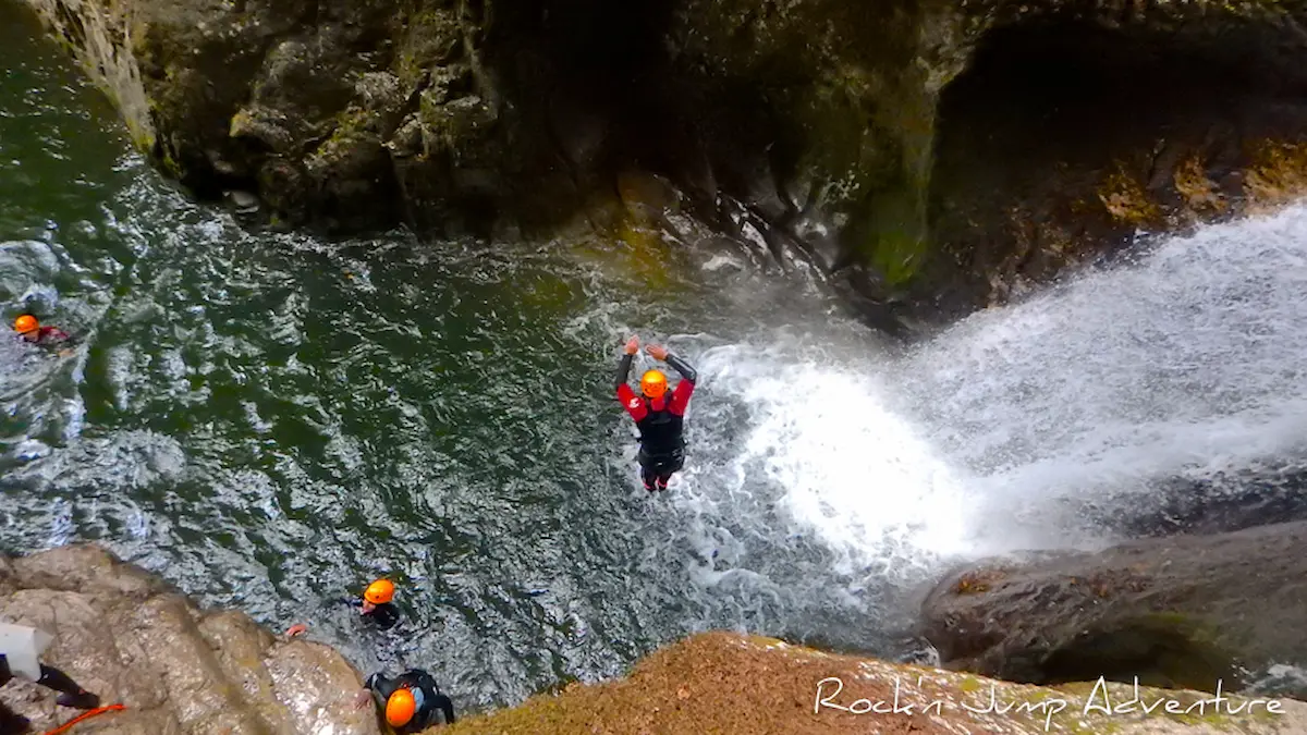 canyoning de Malvaux à Foncine le Bas dans le Jura