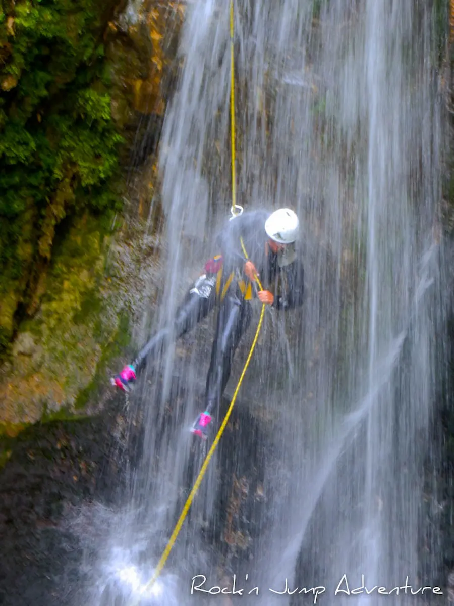 canyoning du Flumen à Saint Claude dans le Jura