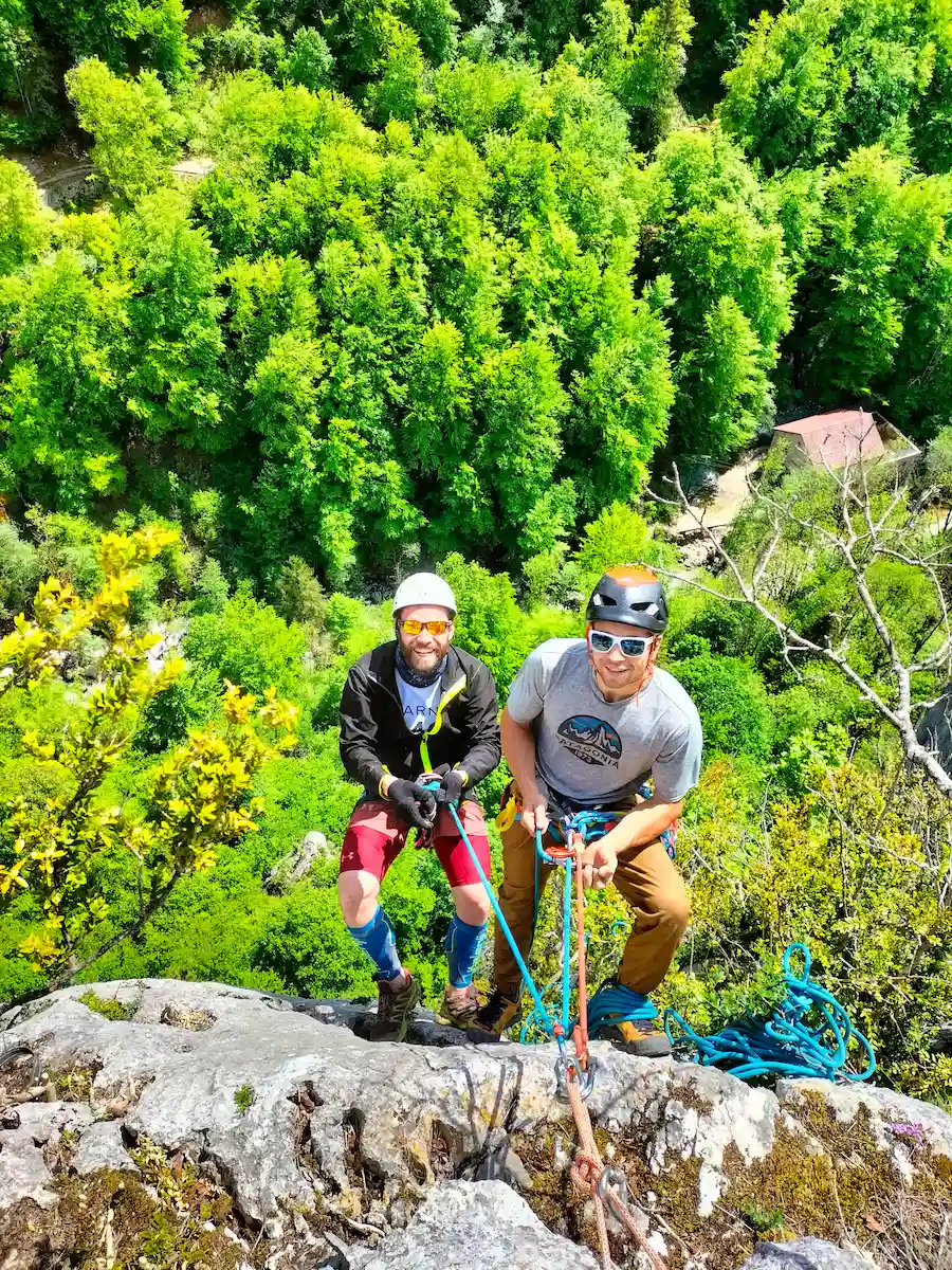 Événementiel animation descente en rappel raid sportif