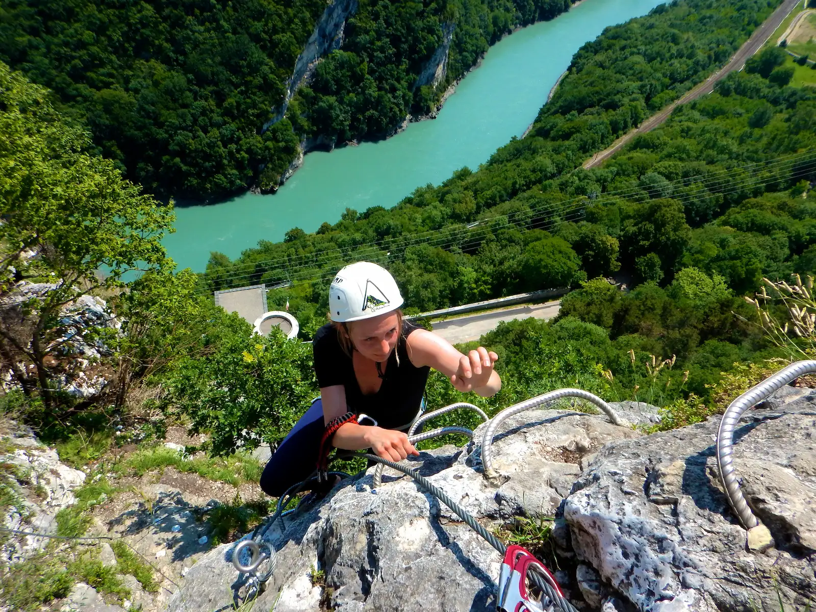 Via Ferrata dans le Jura à Fort l'Ecluse