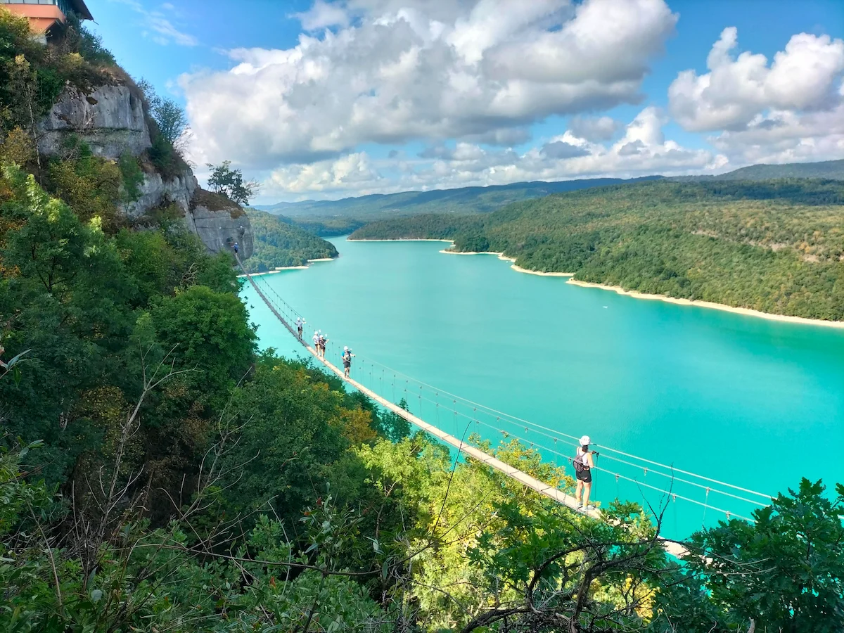 Via Ferrata dans le Jura au Lac de Vouglans