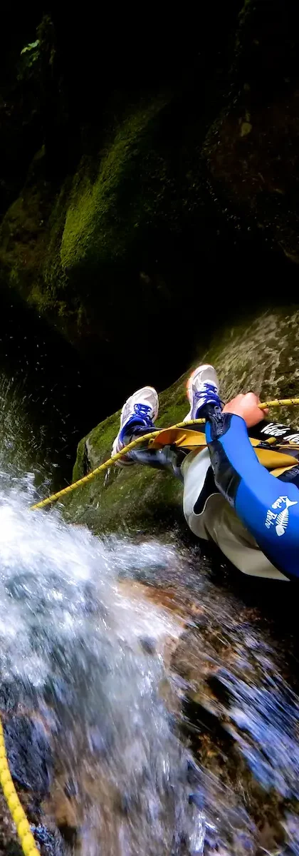 Canyon du Flumen à Saint Claude dans le Jura
